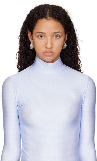 Øreringe Coperni Coperni Silver & Transparent Logo Hoop Earrings Metalisk | COPBI04J1007, 2