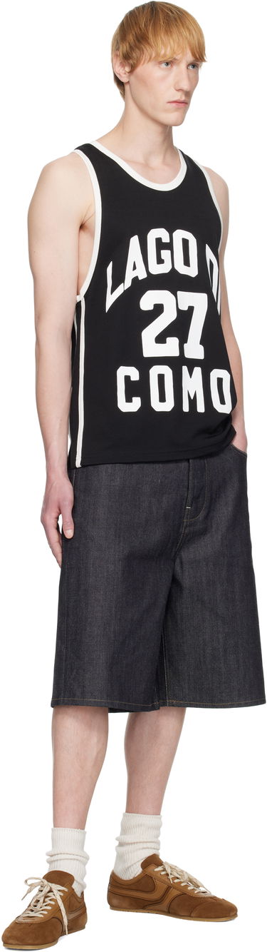 Tanktop Rhude Rhude Como 1907 Edition Jersey Tank Top Sort | RHSS25TA01230, 3
