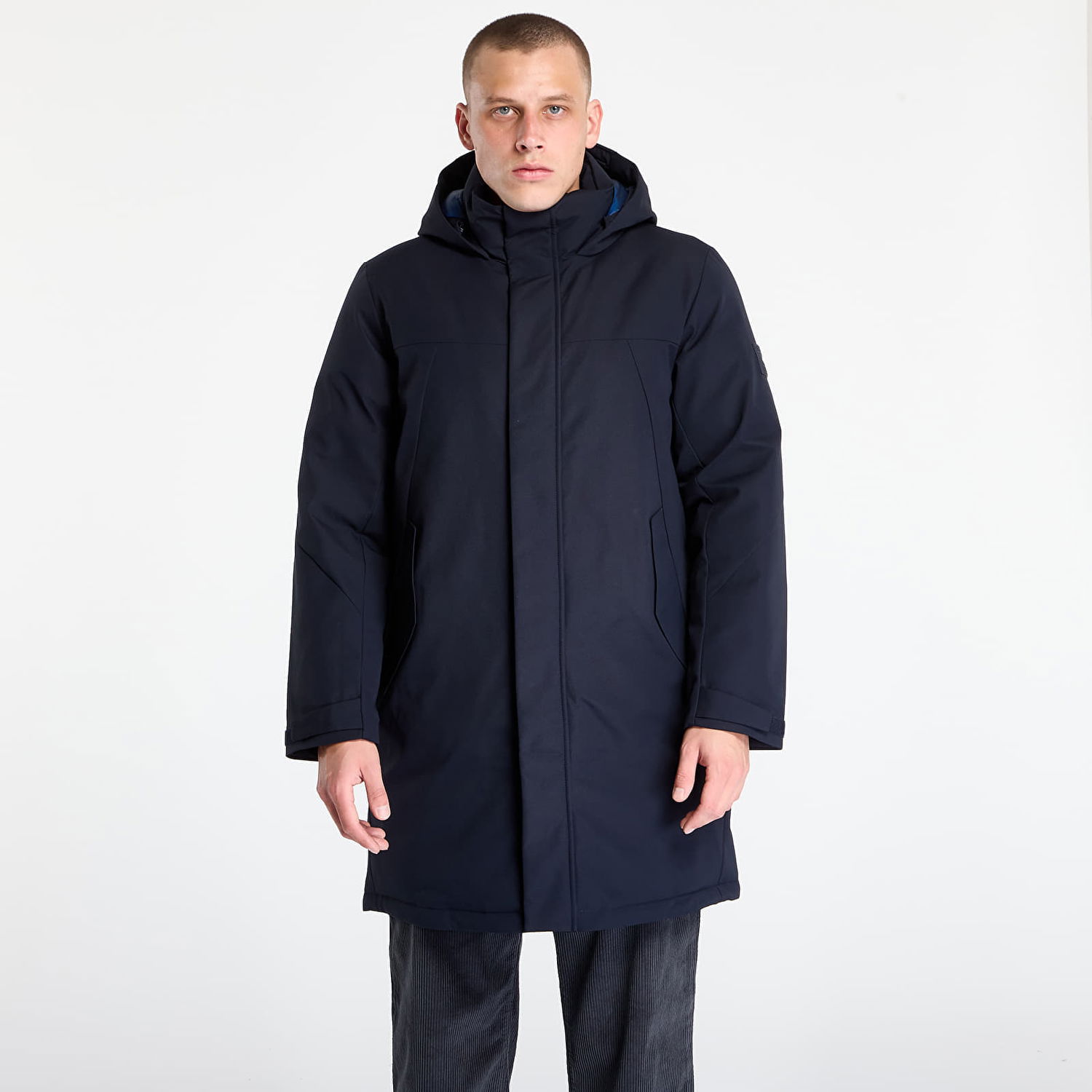 Jakke Tommy Hilfiger Jacket Tech Hooded Padded Parka Desert Sky Mørkeblå | MW0MW41362-DW5, 0