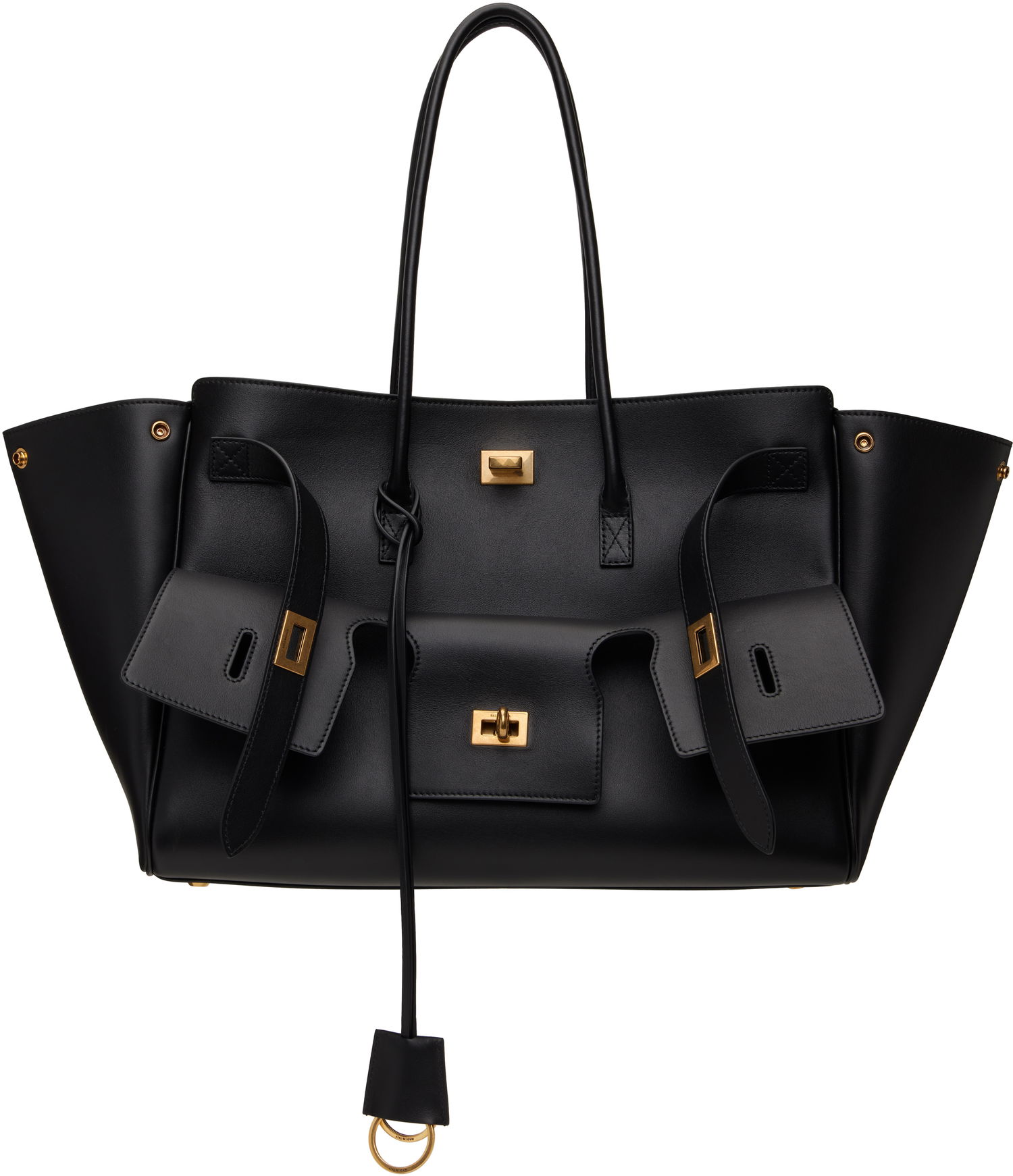 Mulepose Balenciaga Bel Air Medium Carryall Leather Tote Bag Sort | 805481 2ABAV, 0