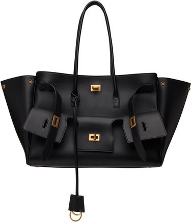 Mulepose Balenciaga Bel Air Medium Carryall Leather Tote Bag Sort | 805481 2ABAV, 0