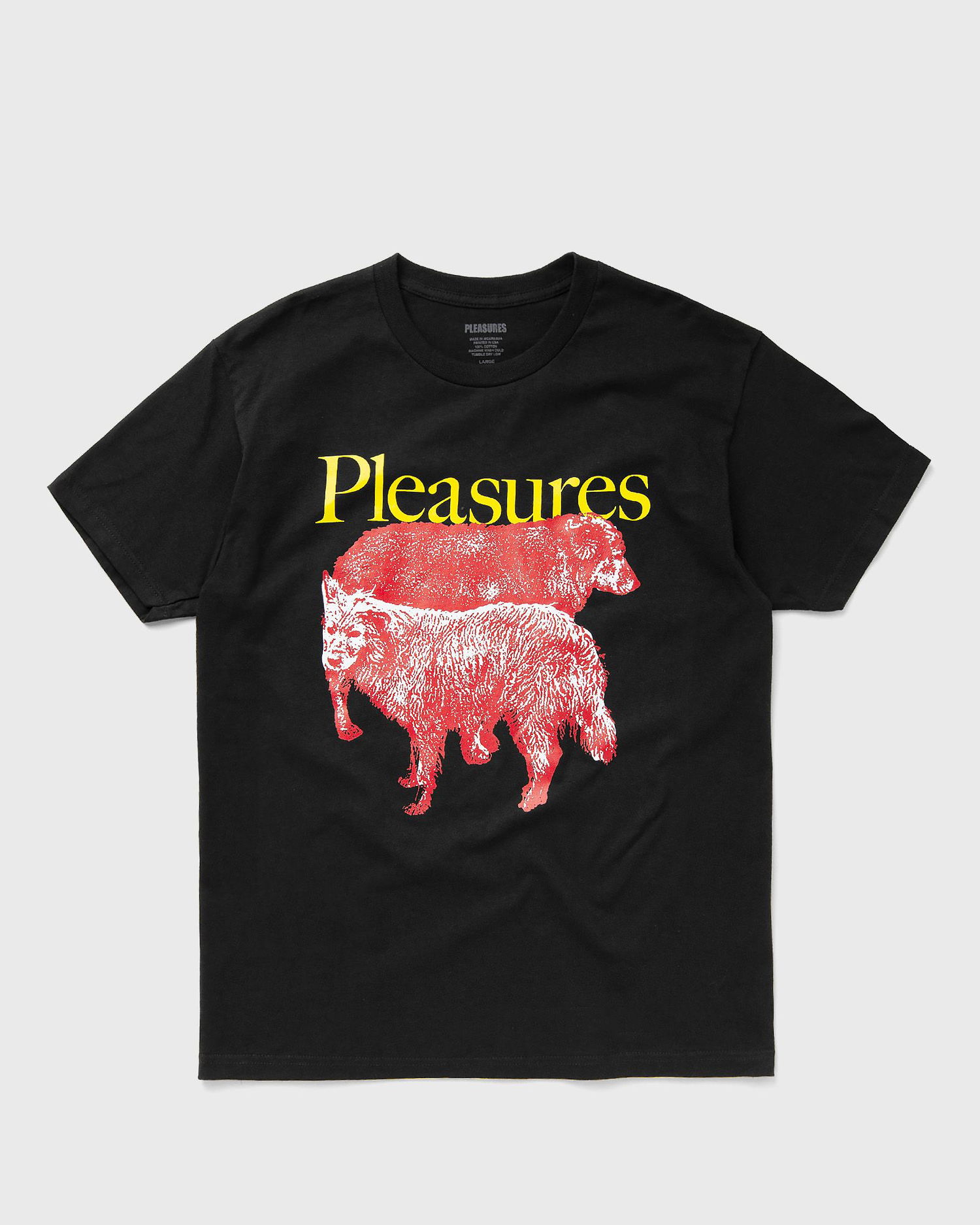 T-shirt Pleasures WET DOGS T-SHIRT Sort | P24SP048-BLACK, 0