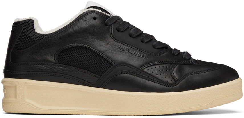 Sneakers og sko Jil Sander Basket Low-Top Sort | JSMU860009 MUZ00004N, 0