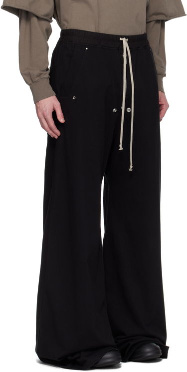 Joggingbukser Rick Owens Rick Owens DRKSHDW Hollywood Geth Belas Sweatpants Sort | DU01E3378 RIG, 1