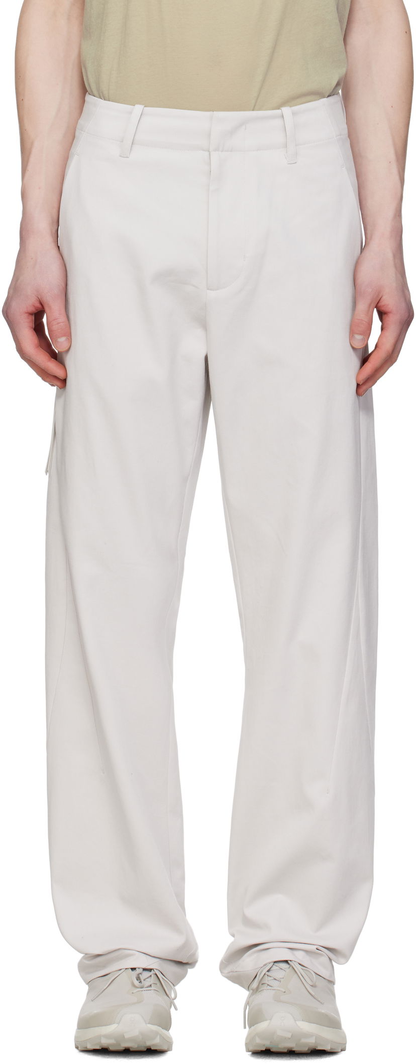 Cargo bukser Post Archive Faction (PAF) PAF 8.0 Right Trousers Hvid | 8.0 BTR-LG