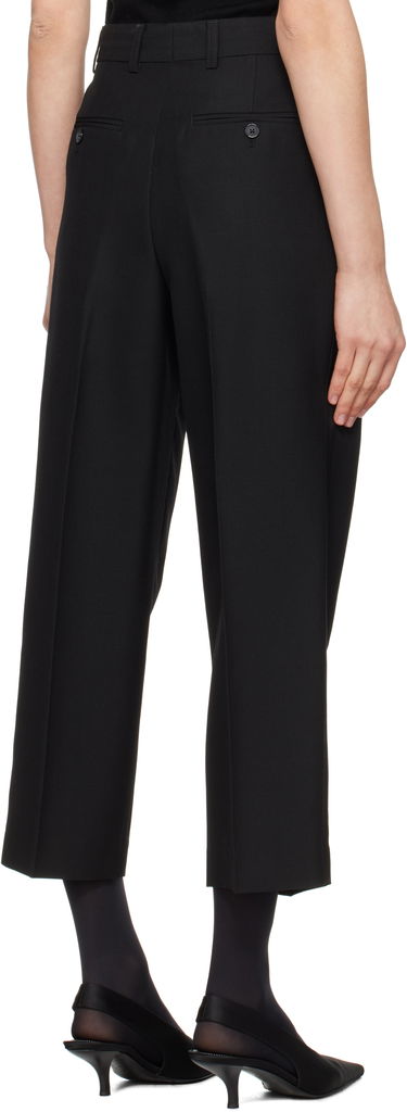 Bukser TOTEME TOTEME Pleated Straight Trousers Sort | 251-WRB0254-FB0026, 2