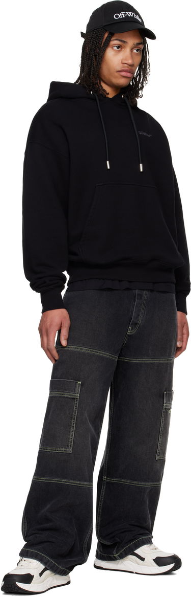 Jeans Off-White Off-White Irregular Denim Cargo Pants Sort | OMYA18QS25DEN0021350, 3