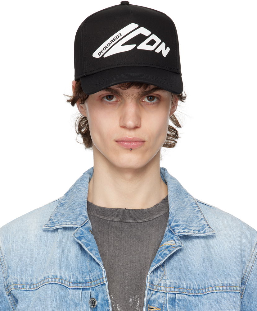 Kasket DSQUARED2 Dsquared2 Icon Baseball Cap Sort | BCM0888_05C00001_M063