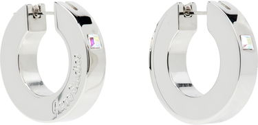 Øreringe Acne Studios Acne Studios Crystal Hoop Earrings Metalisk | C50459-, 1