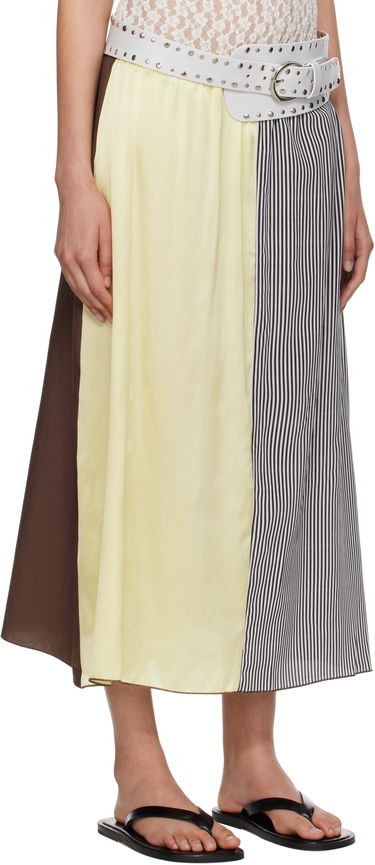 Nederdel Baserange Baserange Vesa Two-Tone Midi Skirt Flerfarvet | Vesa Skirt, 1
