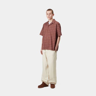 Skjorte Carhartt WIP Carhartt WIP Furoshiki Print Short Sleeve Shirt Brun | I034549_15, 1