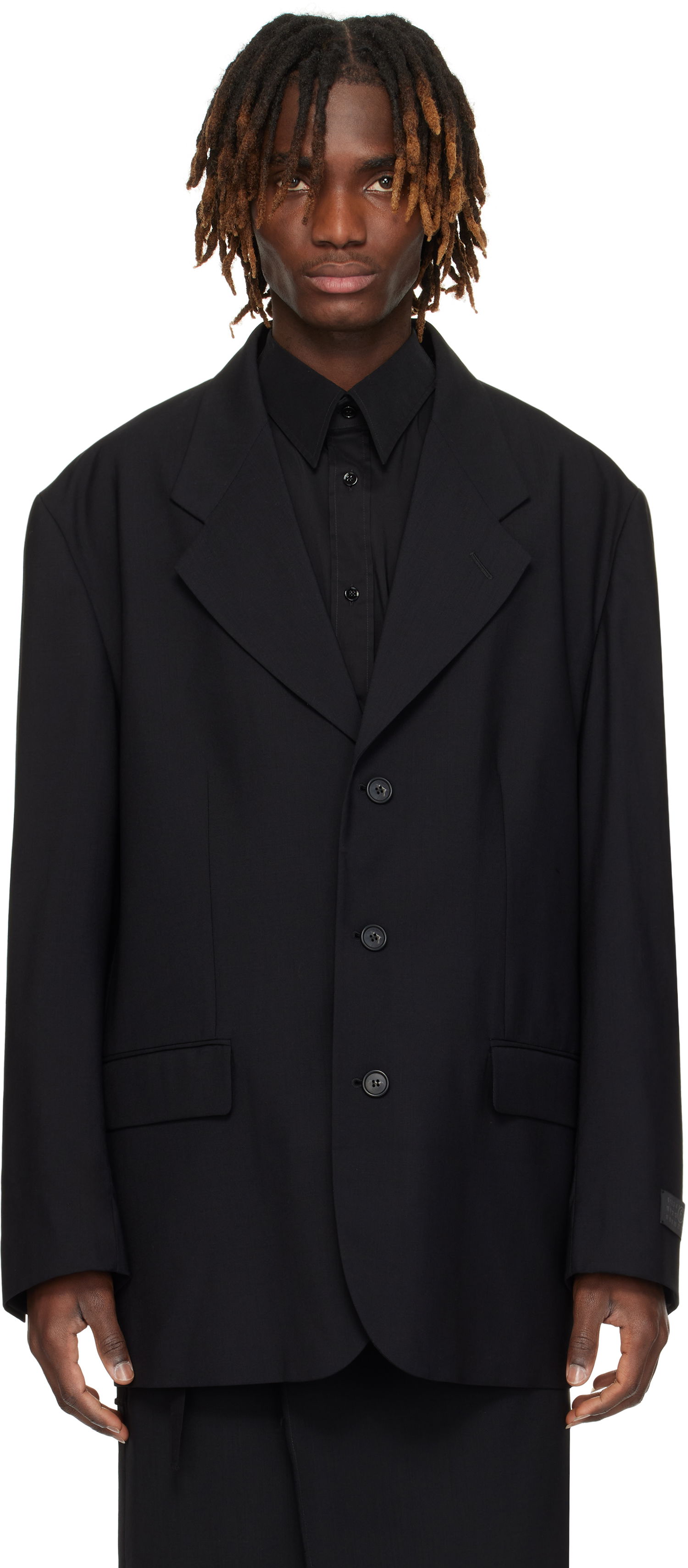 Frakker Maison Margiela MM6 Maison Margiela Virgin Wool Blazer Sort | SH0BN0011 M35080, 0