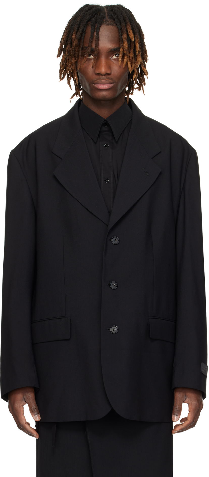 Frakker Maison Margiela MM6 Maison Margiela Virgin Wool Blazer Sort | SH0BN0011 M35080