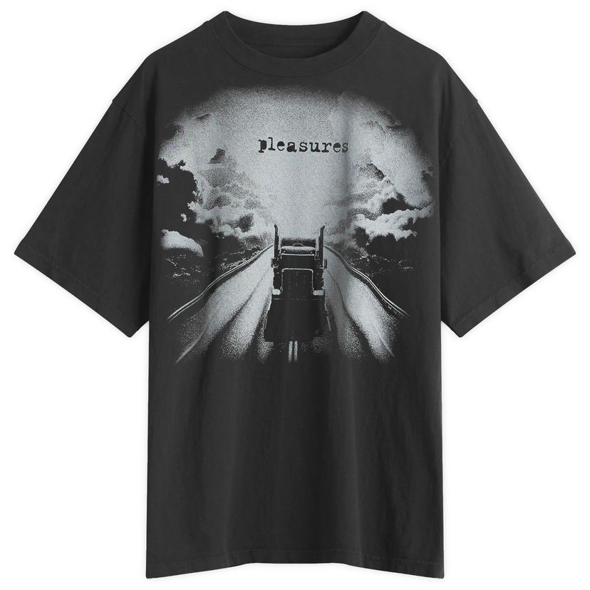 T-shirt Pleasures Pleasures Truck Heavyweight Tee Sort | P25SP025-BLK