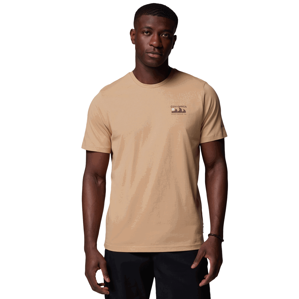T-shirt Columbia Explorers Canyon Back Short Sleeve T-Shirt Beige | 2036451263, 0