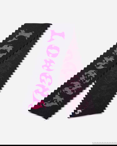 Tørklæde Chopova Lowena Chopova Lowena Cyber Knit Scarf Sort | 6709 BLCKPNK, 0