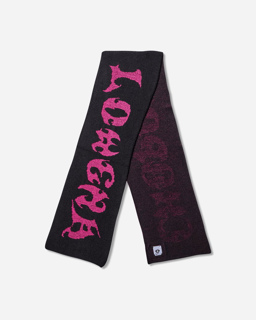 Tørklæde Chopova Lowena Chopova Lowena Cyber Knit Scarf Sort | 6709 BLCKPNK