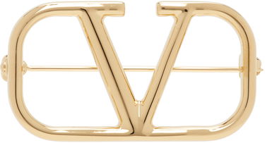 Smykker Valentino Garavani VLogo Signature Brooch "Gold" Metalisk | 4W2J0E82MET, 0