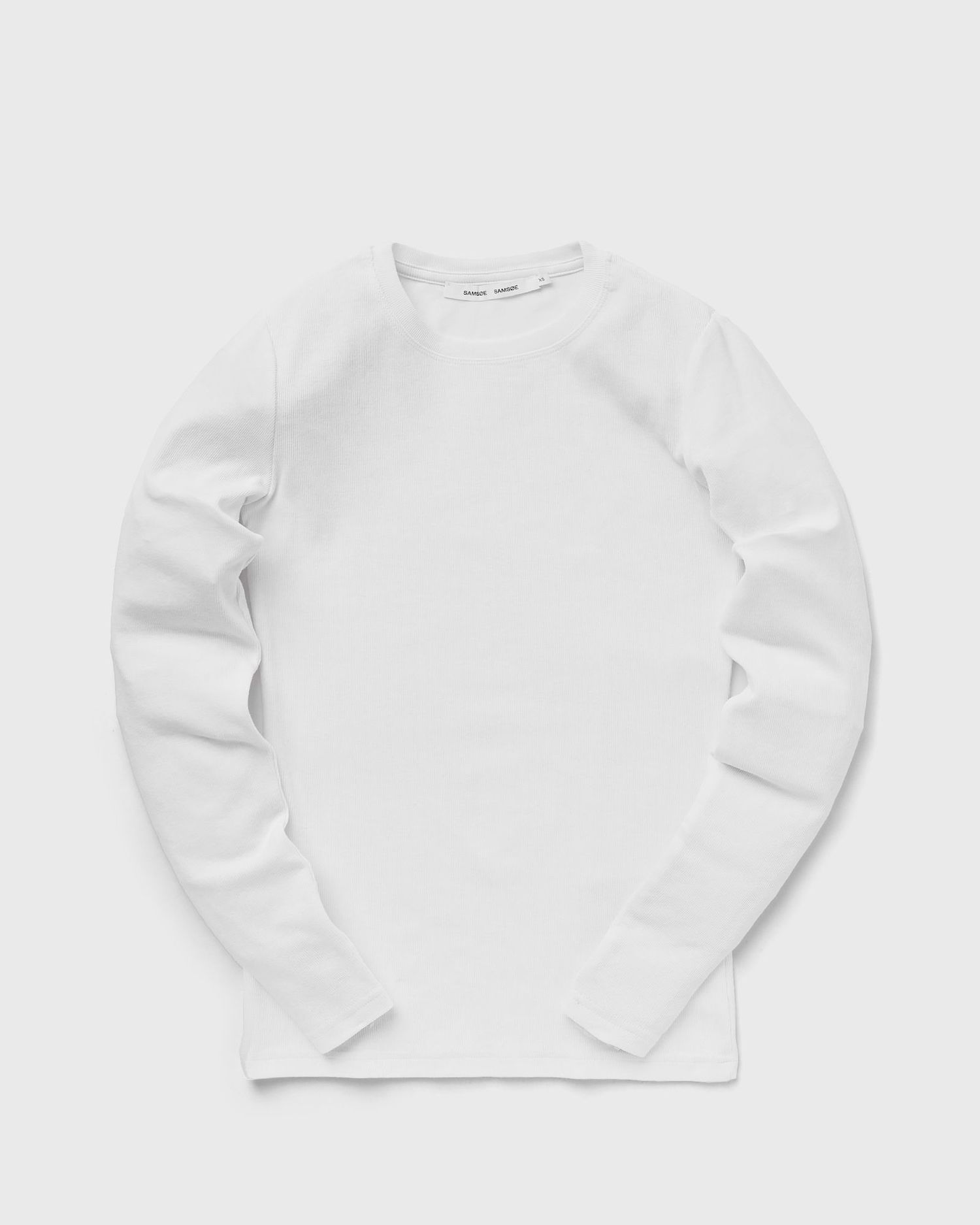 T-shirt Samsoe Samsoe Samsøe & Samsøe ALEXA Long Sleeve T-Shirt XL Hvid | F00013150-WHITE, 0