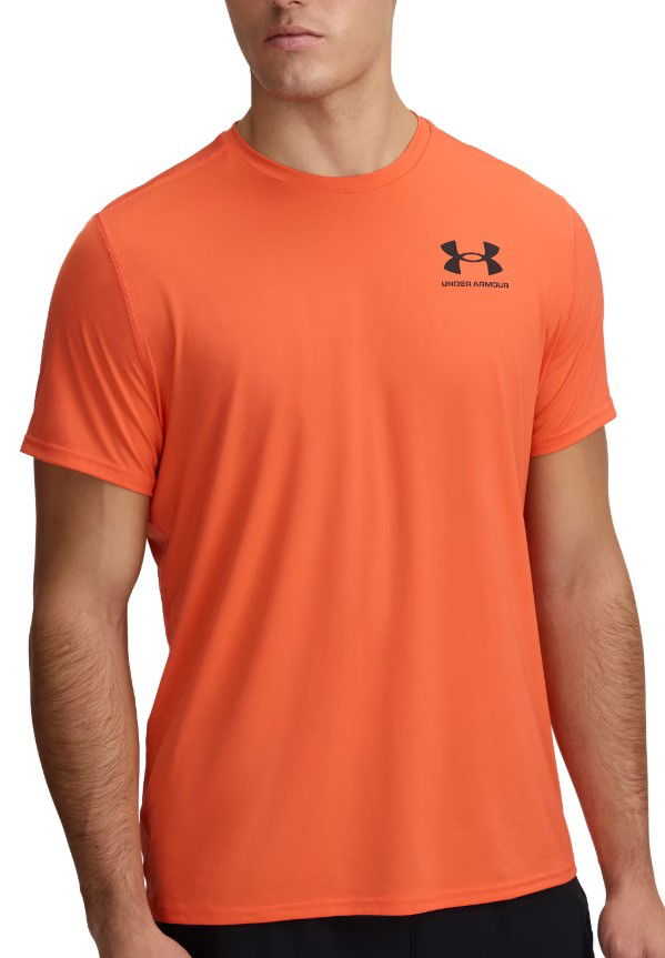 T-shirt Under Armour HeatGear Fitted Short Sleeve T-Shirt Orange | 6000939-847