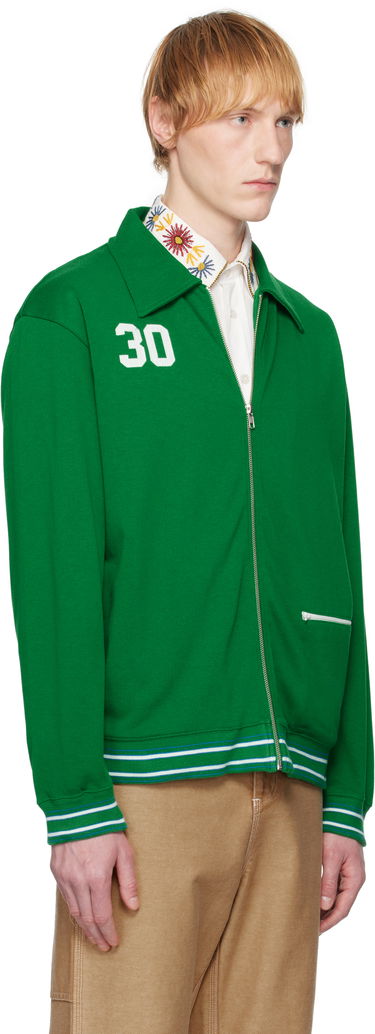 Vindjakke Bode Bode Sophomore Zip-Up Jacket Grøn | MRS25CS034, 1