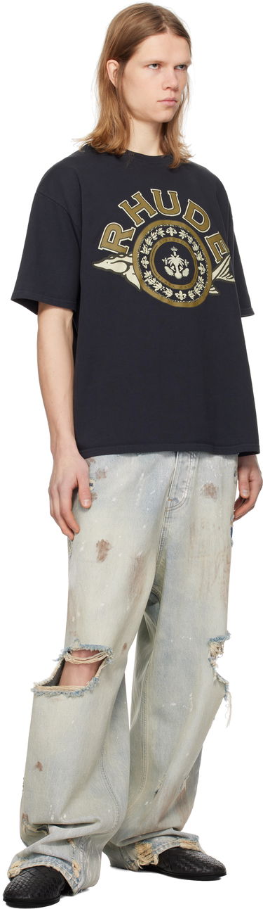 T-shirt Rhude Rhude Caviar Graphic T-Shirt Sort | RHPS25TT05012, 3
