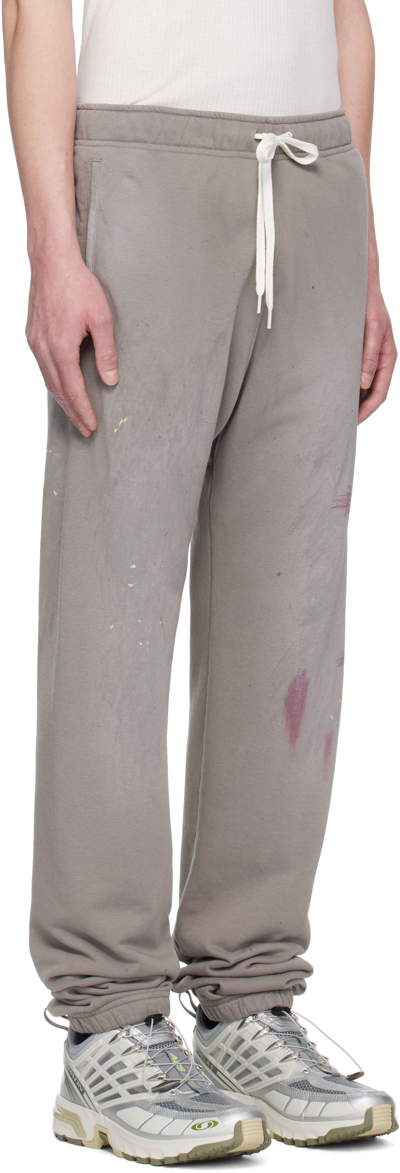 Joggingbukser Maison Margiela MM6 Maison Margiela Paint Splatter Sweatpants Grå | SH2KA0029 M25013, 1