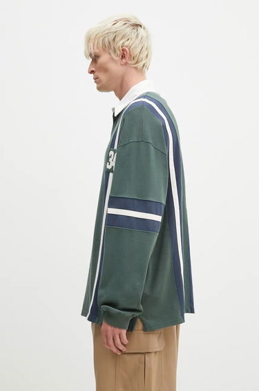 Polo skjorte Ambush Rugby Shirt Striped Grøn | BMGC002F24JER0015245, 1