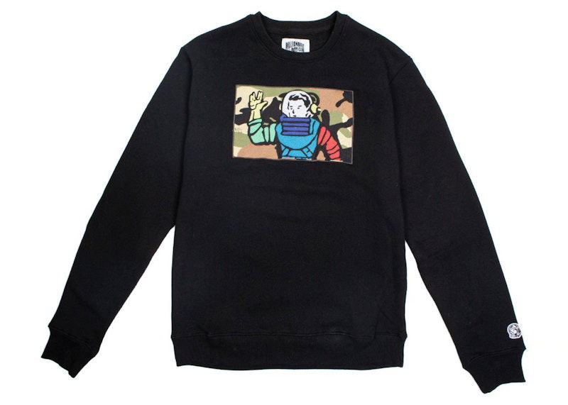 Sweater BILLIONAIRE BOYS CLUB Billionaire Boys Club Astro Camo Crewneck Sweatshirt Sort | 8012311BLK