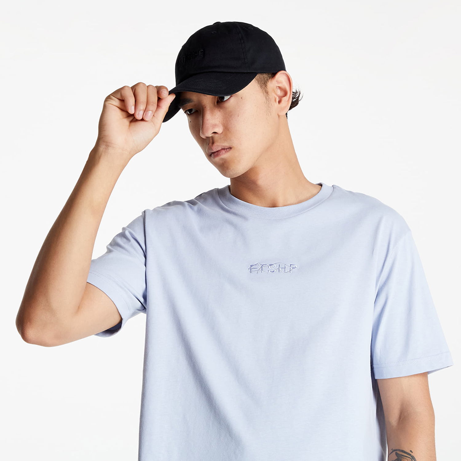 T-shirt Footshop FTSHP Logo Tee UNISEX Turkis | FTSHP_111, 0