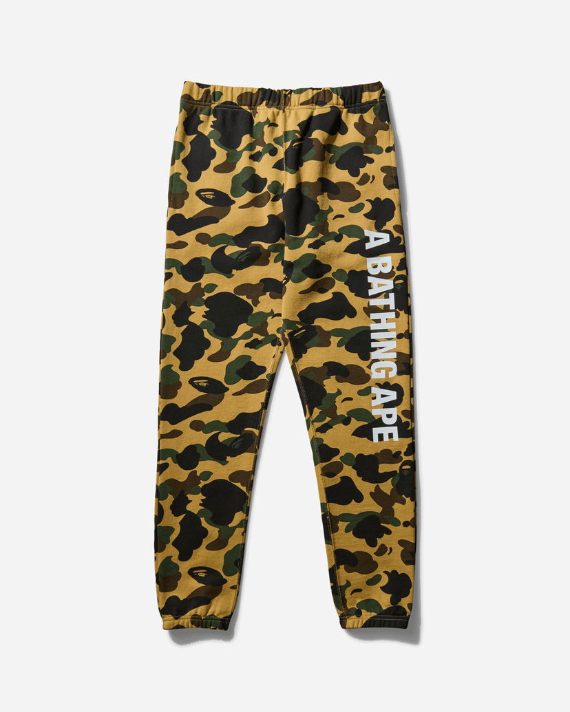 Joggingbukser BAPE 1st Camo Slim Sweatpants Gul | 1F80152001 002