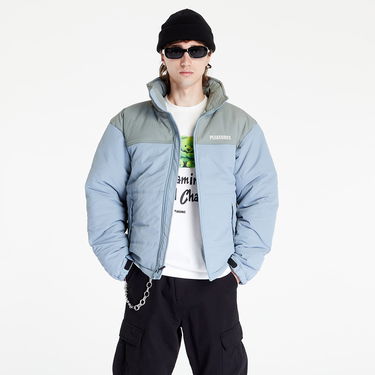 Puffer jakke Pleasures Kerosene Puffer Jacket Blå | P22W026 BLUE, 4