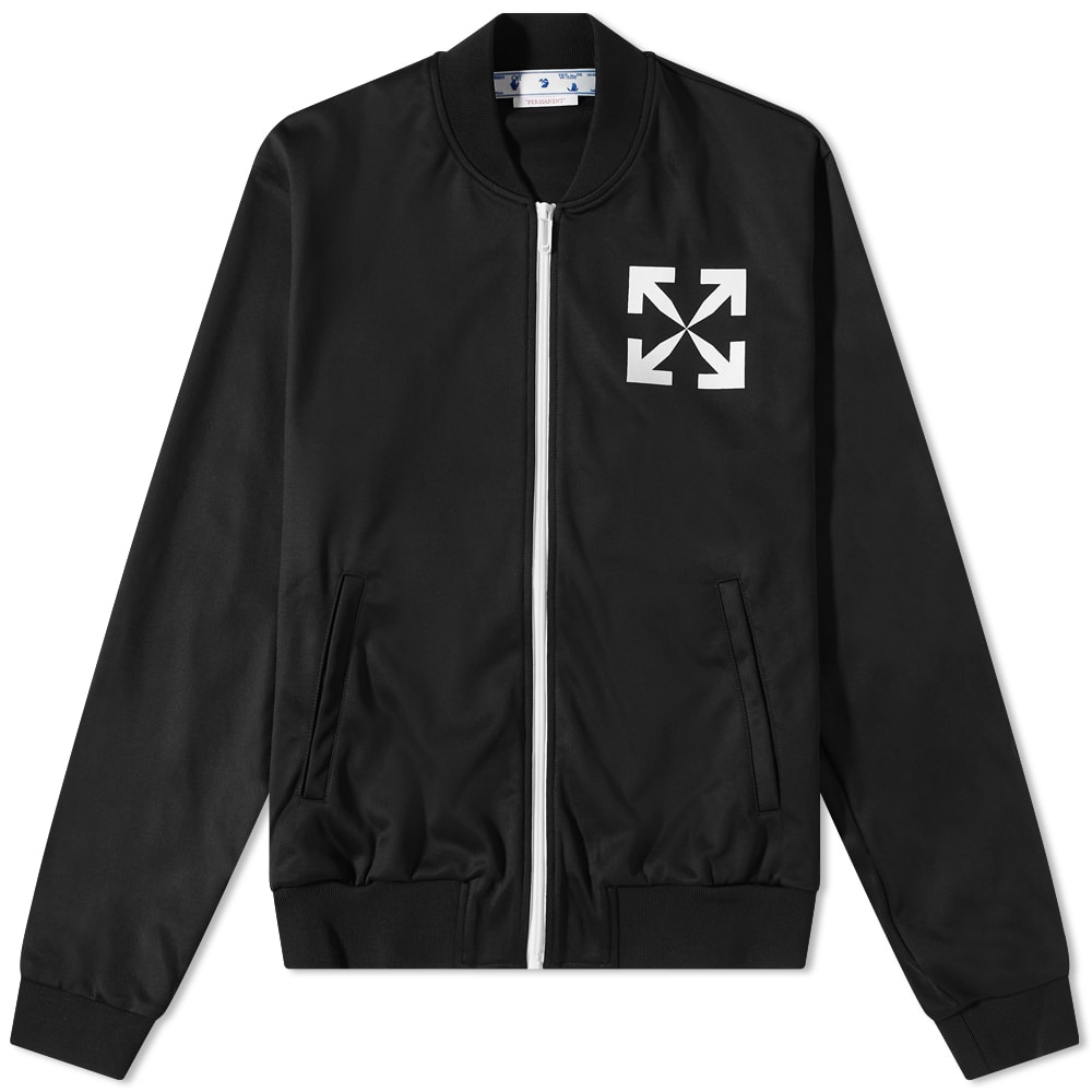 Vindjakke Off-White Single Arrow Slim Tracktop Sort | OMBD037C99FAB0021001, 0