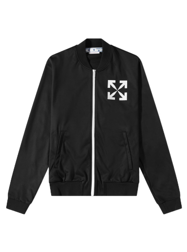 Vindjakke Off-White Single Arrow Slim Tracktop Sort | OMBD037C99FAB0021001
