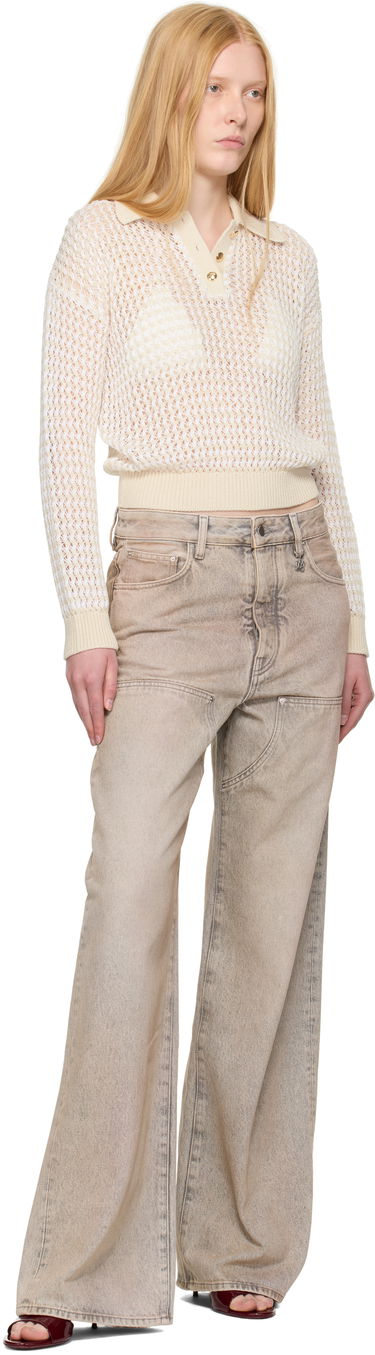 Jeans AMIRI AMIRI Carpenter Jeans Beige | AWDNGH1023, 3