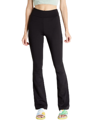 Leggings Urban Classics Recycled High Waist Flared Leggings Sort | TB5020 black