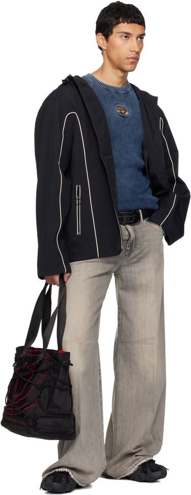 Mulepose Diesel Tech-D M X Tote Bag with Red Cord and Embroidered Detail Sort | X10410-P3914-T8013, 3