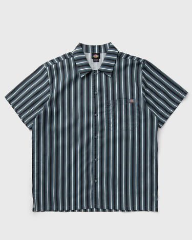 Skjorte Dickies Vertical Striped Work Shirt Blå | DK0A87G3G701, 0