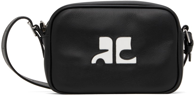 Skuldertaske Courrèges Courrèges Reedition Camera Bag Sort | PERGSA061CR0065