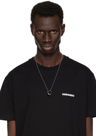 Halskæde DSQUARED2 Dsquared2 D2 Hedonism Punk Ring Necklace Metalisk | NEM0011-13420001-M885, 1