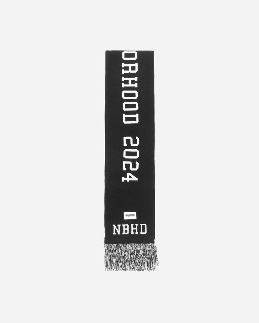 Tørklæde Neighborhood Knitted Logo Scarf Sort | 24213NH-AC01 BK