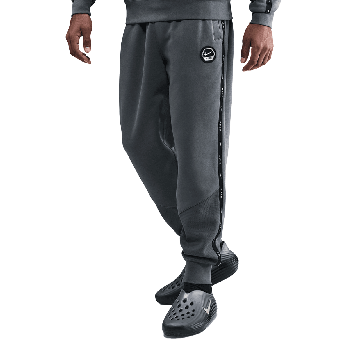 Joggingbukser Nike Sportswear Cuffed Joggers with Side Taping Grå | IH4287-068, 0