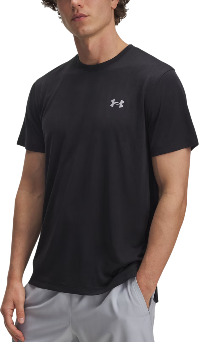 T-shirt Under Armour Under Armour UA Launch Camo Short Sleeve T-Shirt Sort | 6006098-002