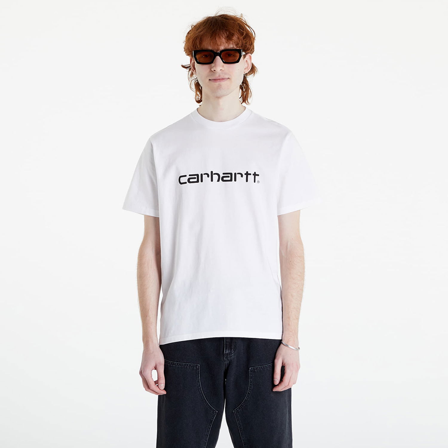 T-shirt Carhartt WIP S/S Script Hvid | I031047.00AXX, 1