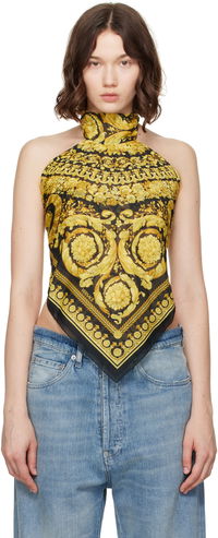 Versace Barocco Foulard Halter Top