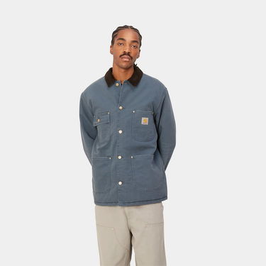 Frakker Carhartt WIP OG Chore Coat "Ore / Black aged canvas" Mørkeblå | I027357_1QF_3K, 4