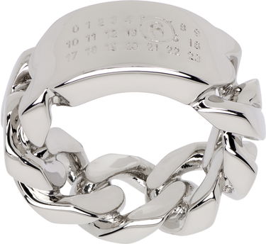 Ring Maison Margiela MM6 Maison Margiela Minimal Logo Chain Ring Metalisk | SM6UQ0104 P8371, 1