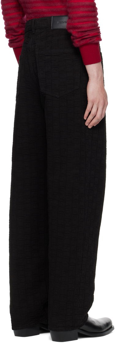 Bukser FERRAGAMO Ferragamo Monogram Five-Pocket Pants Sort | 782902, 2