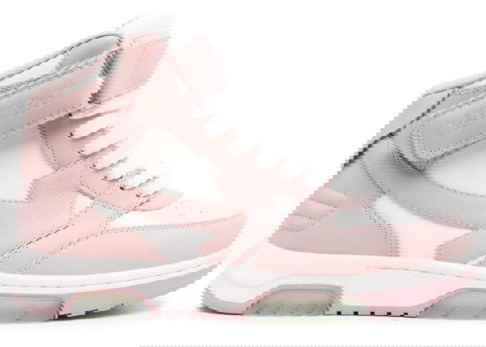 Sneakers og sko Off-White Out Of Office Mid Top "White Pink" W Lyserød | OWIA275C99-LEA002-0130, 0