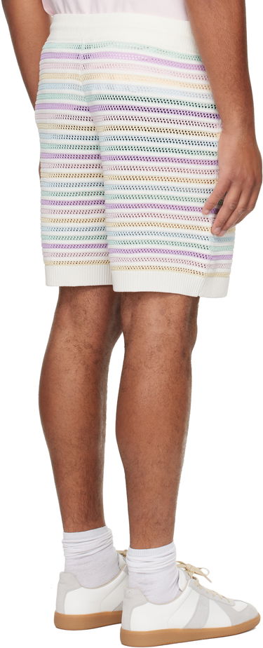 Shorts Casablanca Rainbow Crochet Knit Shorts Flerfarvet | M-AW25-KW-1098-01, 4
